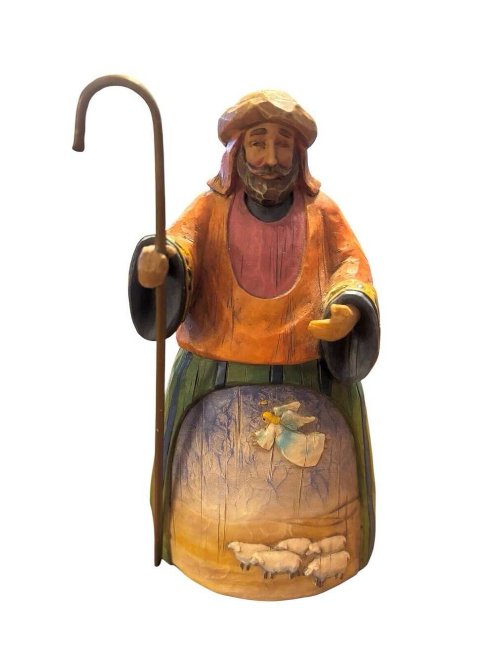 Jim Shore Nativity Shepherd Heartwood Creek 7” Let Earth Receive Her King